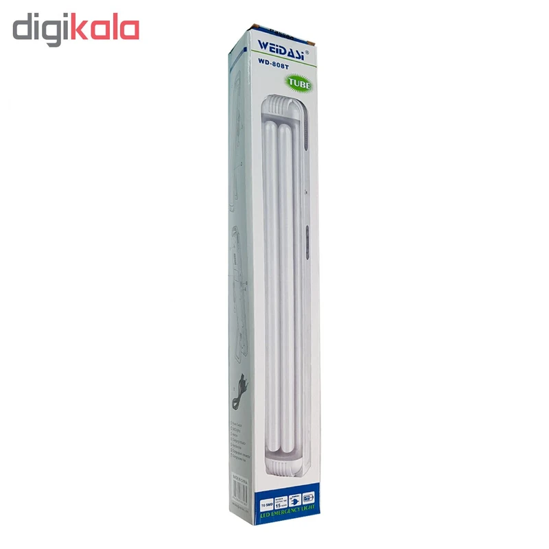 چراغ اضطراری ویداسی مدل WD-808T برای قطعی برق و کمپینگ — تصویر ۲