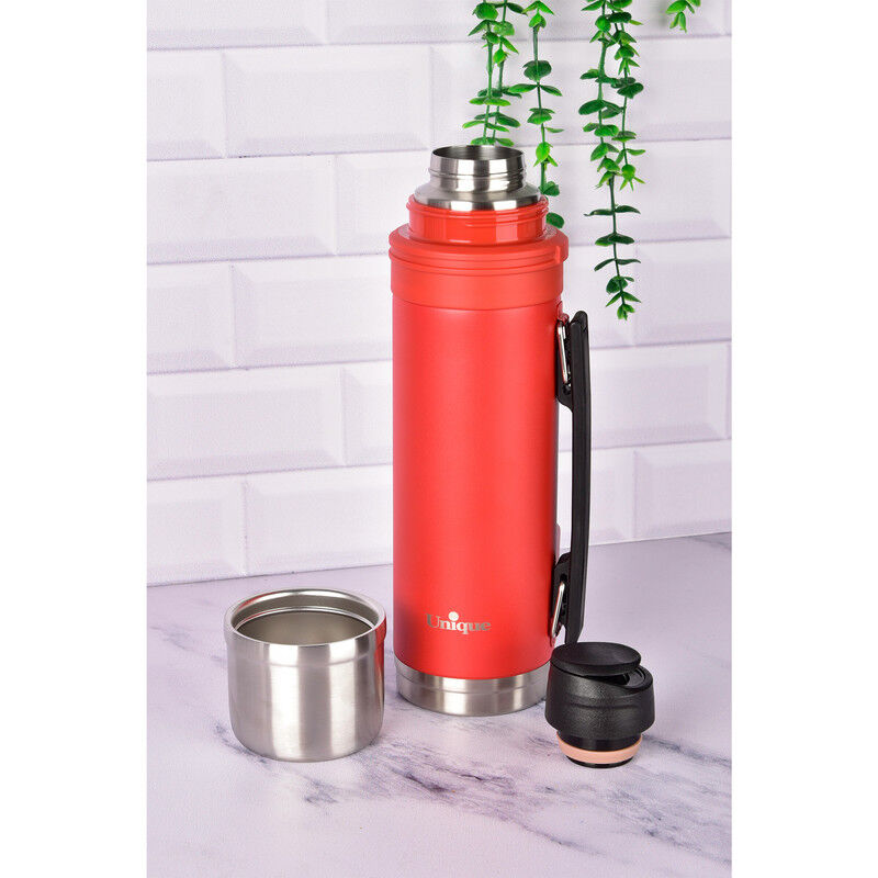 فلاسک 1 لیتری استیل رنگی یونیک کد UN-1840 — تصویر ۲