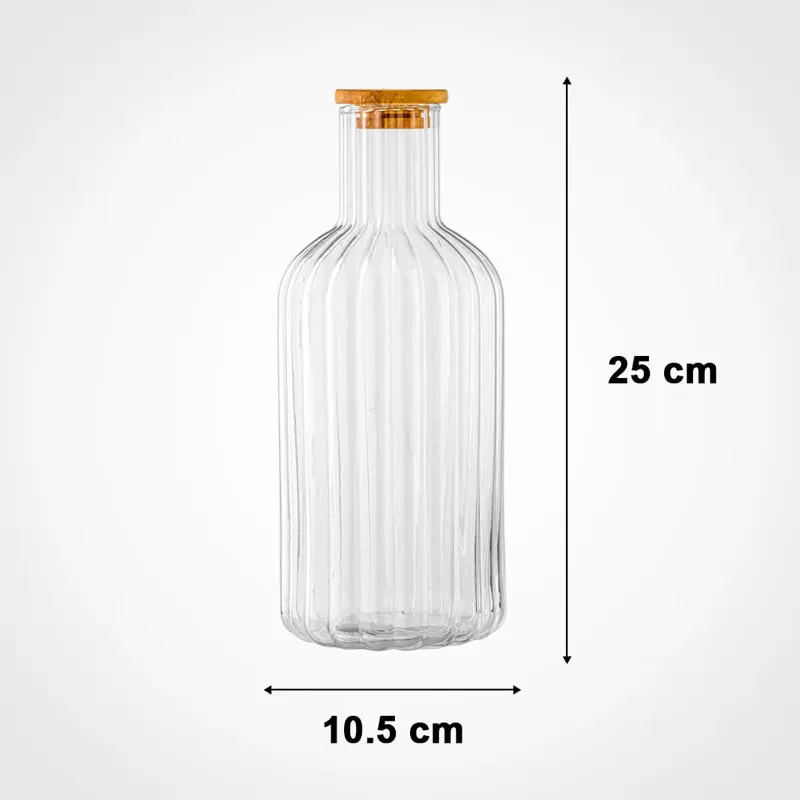 بطری درب چوبی لیمون کد 2355 — تصویر ۳