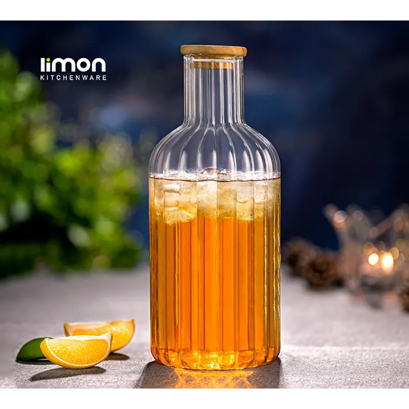 بطری درب چوبی لیمون کد 2355 — تصویر ۲