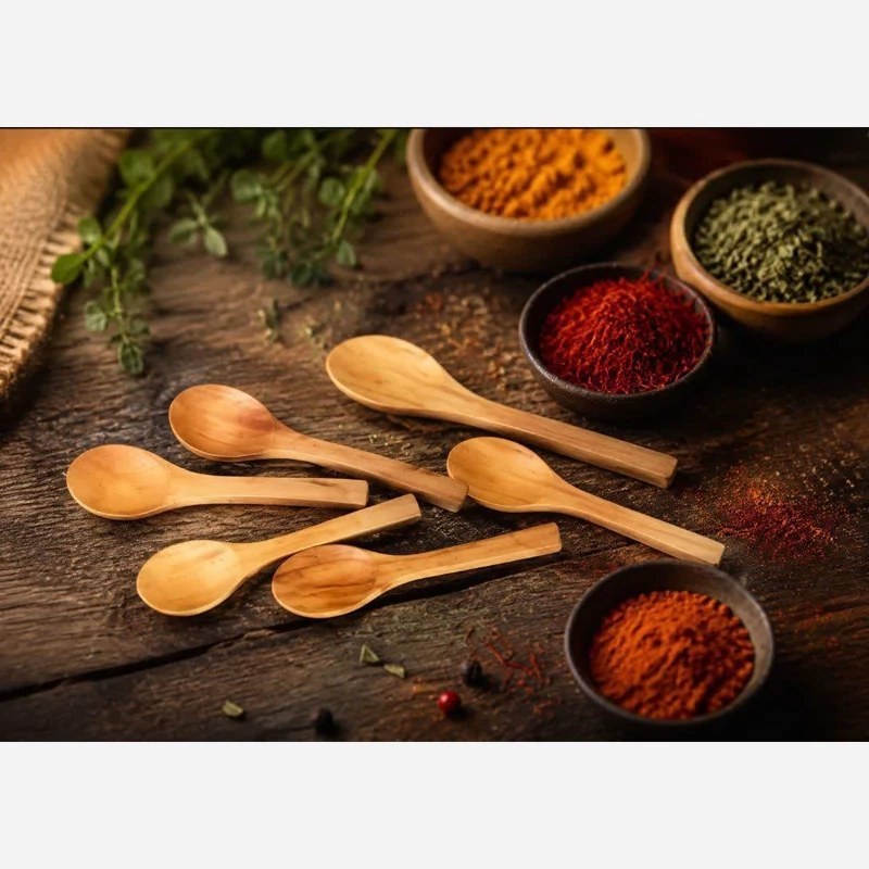 قاشق ادویه چوبی
