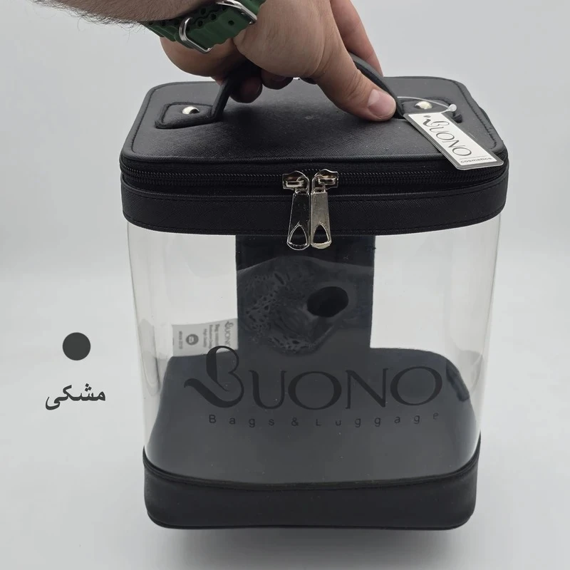 کیف لوازم آرایش و گریم زنانه بونو مدل رویال مجموعه ۳ عددی — تصویر ۲