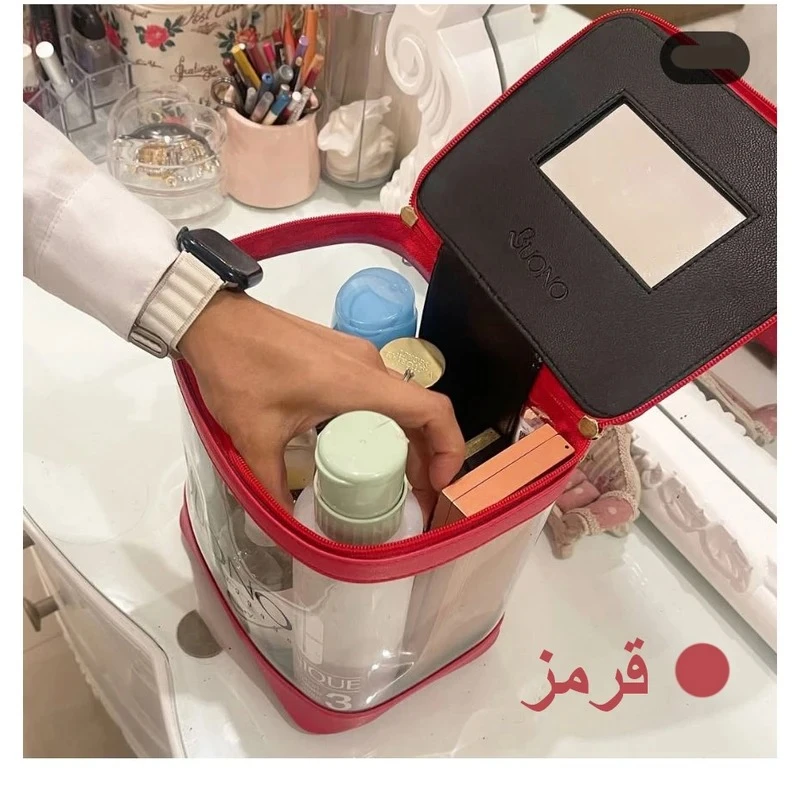 کیف لوازم آرایش و گریم زنانه بونو مدل رویال مجموعه ۳ عددی — تصویر ۴