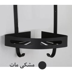 قفسه حمام تیبیکو مدل کنجی دو طبقه آلمینیوم — تصویر ۵