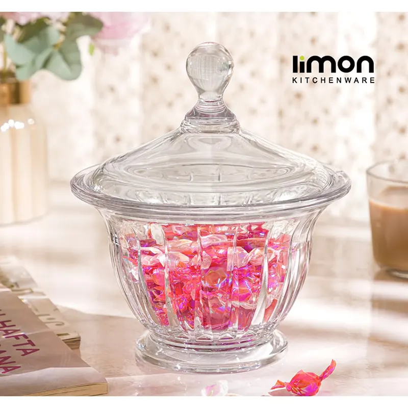 شکلات خوری شیشه‌ای لیمون کد 2431 — تصویر ۲