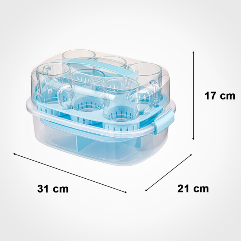سبد پیک نیک لیمون مدل چای خوری کد FIDOKA-2440 — تصویر ۳