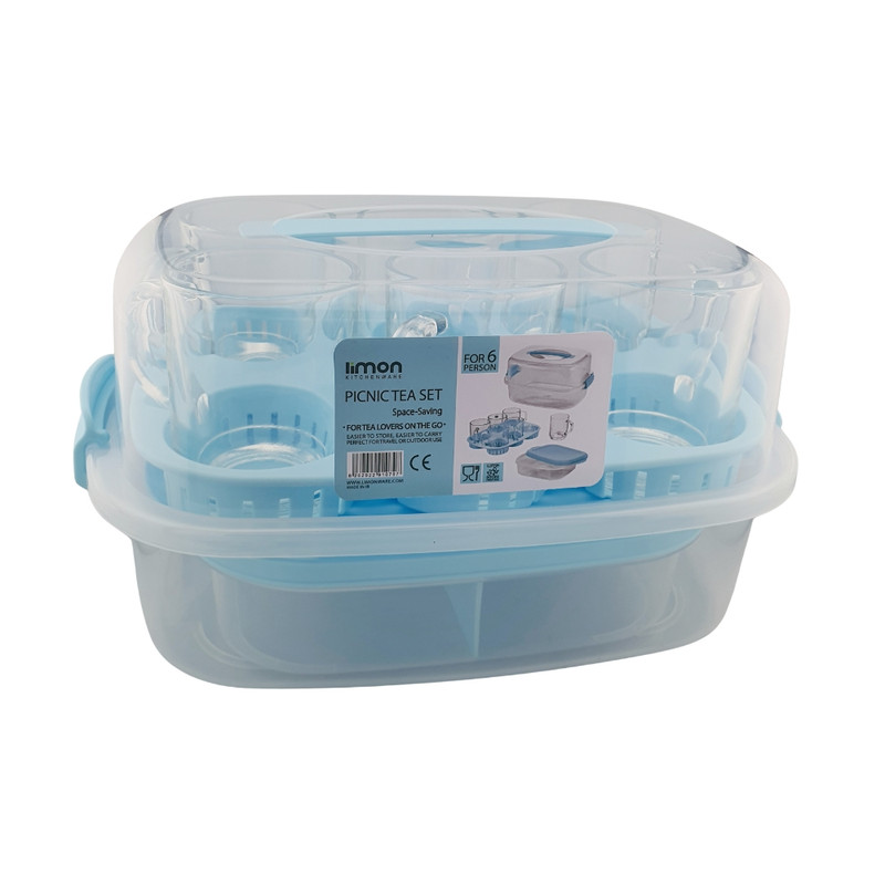 سبد پیک نیک لیمون مدل چای خوری کد FIDOKA-2440 — تصویر ۵