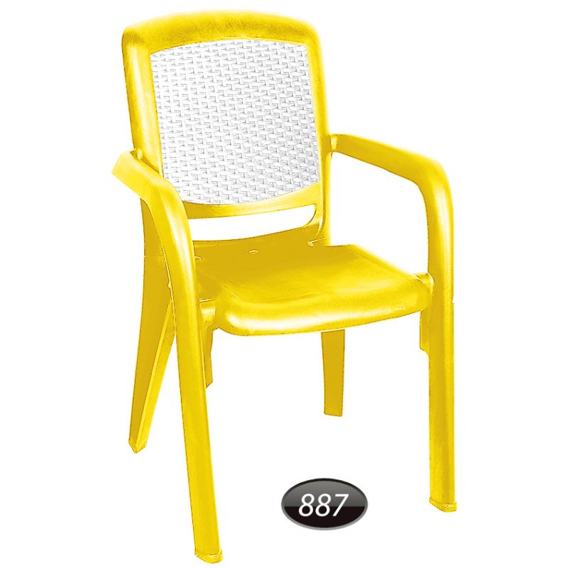 صندلی دسته دار دو رنگ کد 887 — تصویر ۷