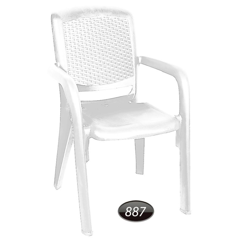 صندلی دسته دار دو رنگ کد 887 — تصویر ۶