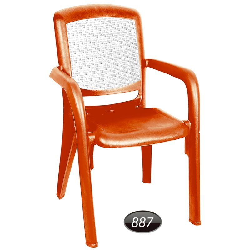 صندلی دسته دار دو رنگ کد 887 — تصویر ۸