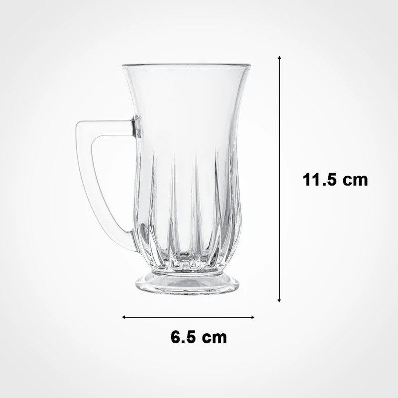 استکان لیمون مدل شیشه ای مجموعه 6 عددی کد RM149 — تصویر ۲