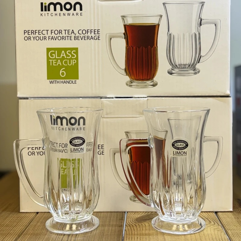 استکان لیمون مدل شیشه ای مجموعه 6 عددی کد RM149 — تصویر ۴