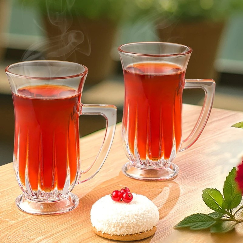 استکان لیمون مدل شیشه ای مجموعه 6 عددی کد RM149 — تصویر ۳