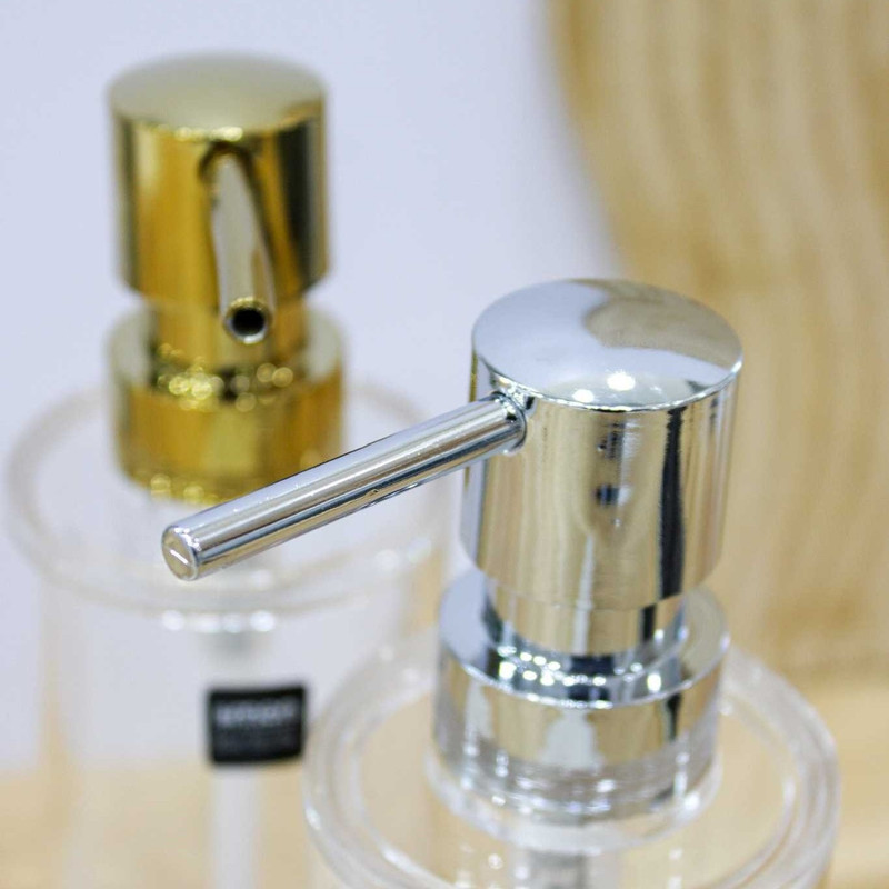 مخزن مایع دستشویی لیمون مدل طرح استوانه کد HS2328 — تصویر ۵