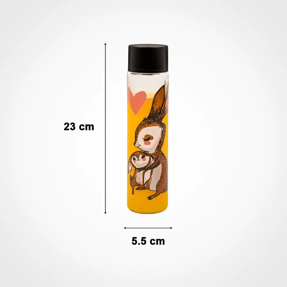 بطری استوانه چاپدار کوچک لیمون کد 1726 — تصویر ۳