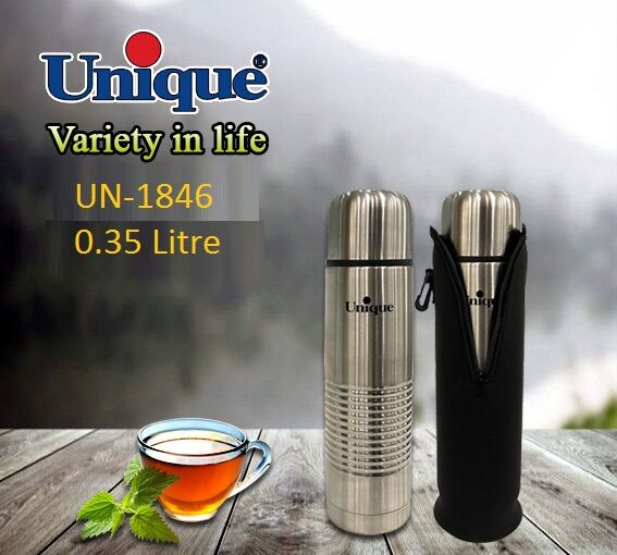 فلاسک قلمی 0.35 لیتر تمام استیل یونیک کد UN-1846 — تصویر ۲