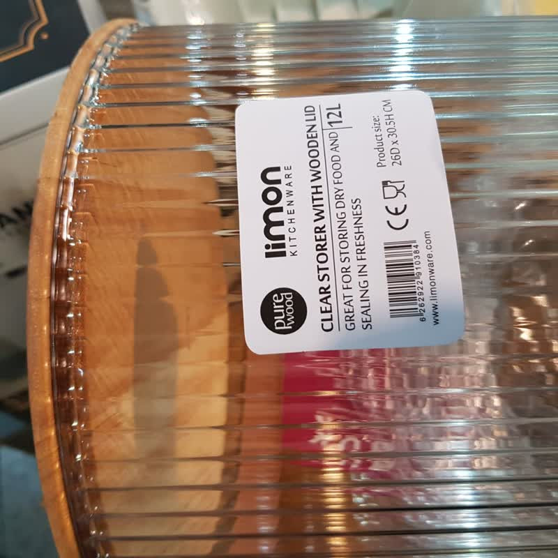 ظرف برنج لیمون مدل دسته دار 12 لیتری کد DH2455 — تصویر ۳