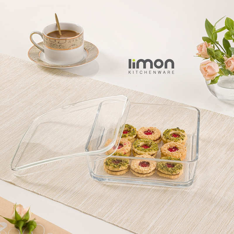 ظرف نگهدارنده لیمون مدل شیشه ای دربدار کد RM2154 — تصویر ۵