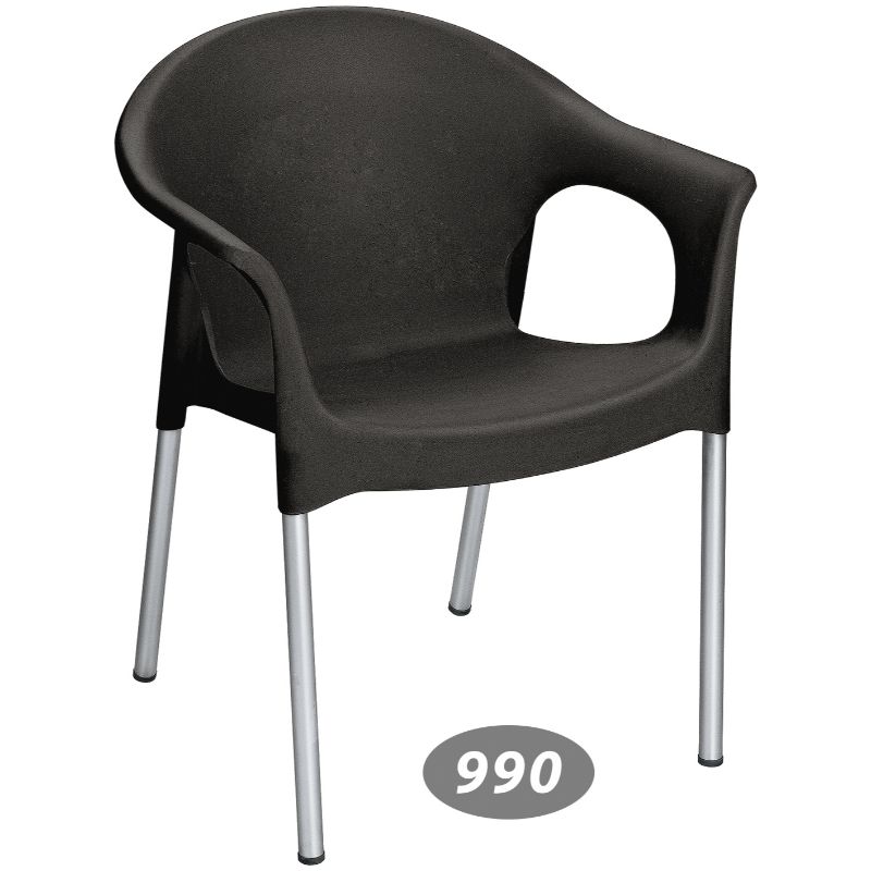 صندلی پایه فلزی دسته دار کد 990 — تصویر ۷