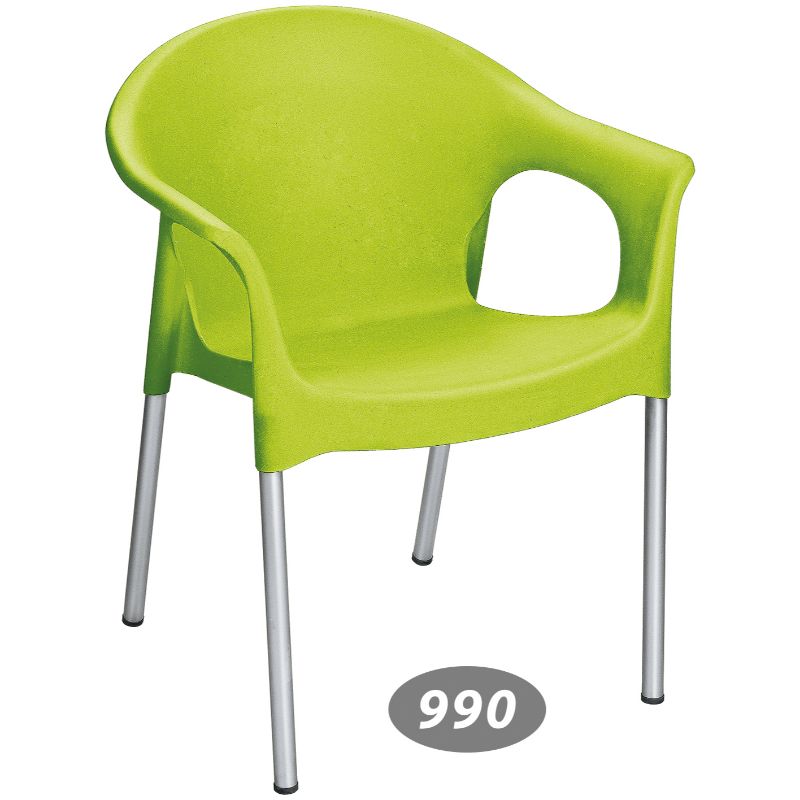 صندلی پایه فلزی دسته دار کد 990 — تصویر ۶