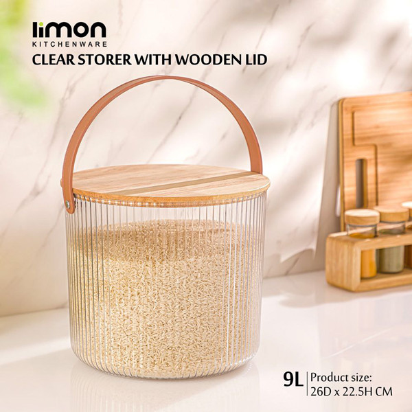 ظرف برنج لیمون مدل شیاردار کد DH2456 — تصویر ۲