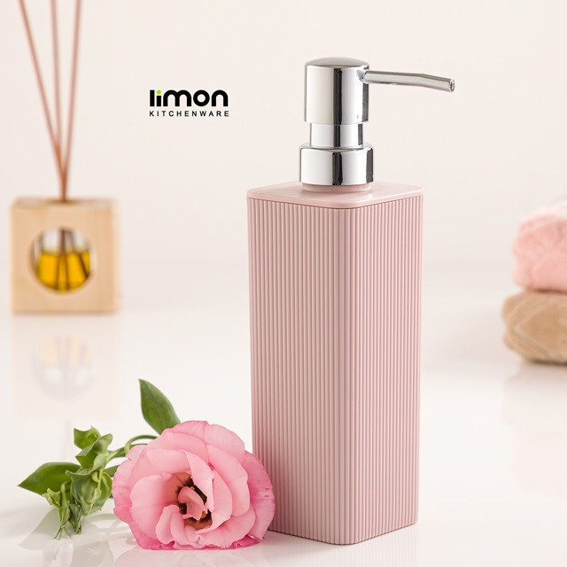 مخزن مایع دستشویی لیمون مدل شیاردار کد RM2160 — تصویر ۲