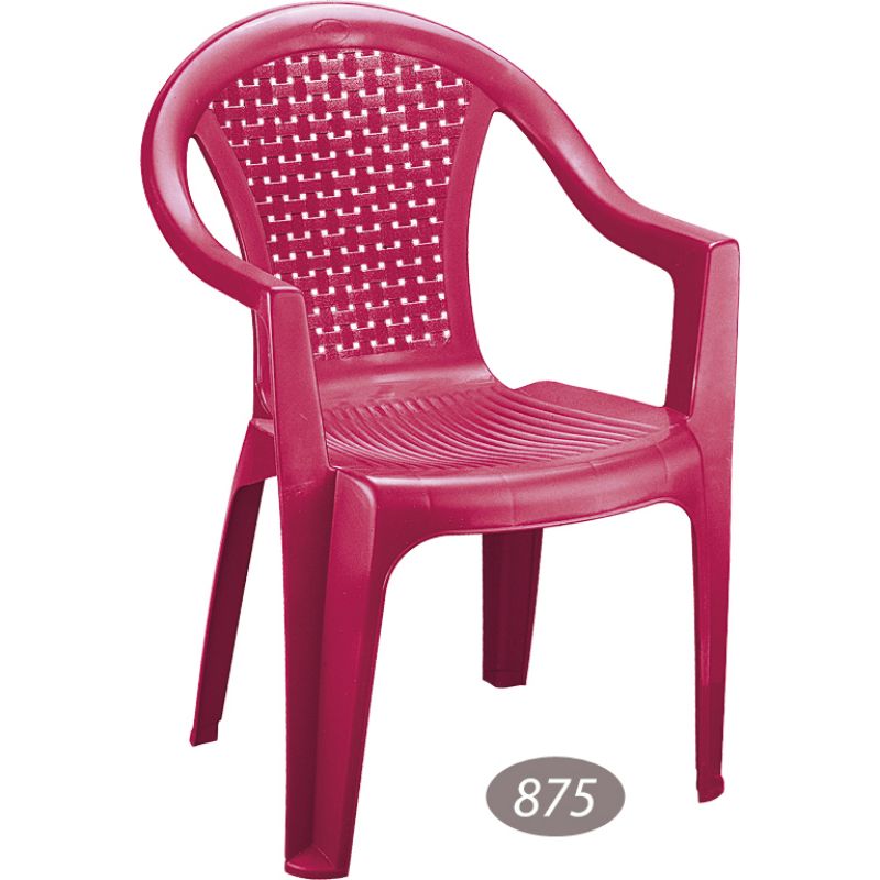 صندلی دسته دار بزرگ حصیری کد 875