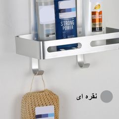 قفسه حمام تیبیکو مدل وسط دو طبقه آلمینیوم — تصویر ۶