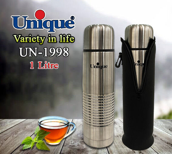 فلاسک قلمی 1 لیتر تمام استیل یونیک کد UN-1998