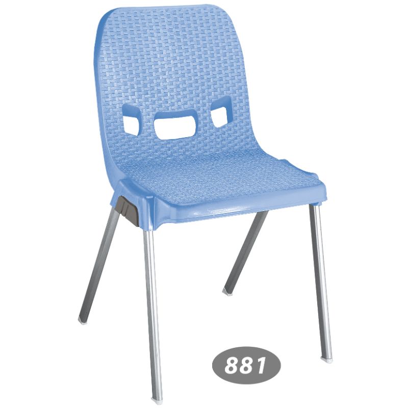 صندلی پایه فلزی حصیر بافت کد 881 — تصویر ۹