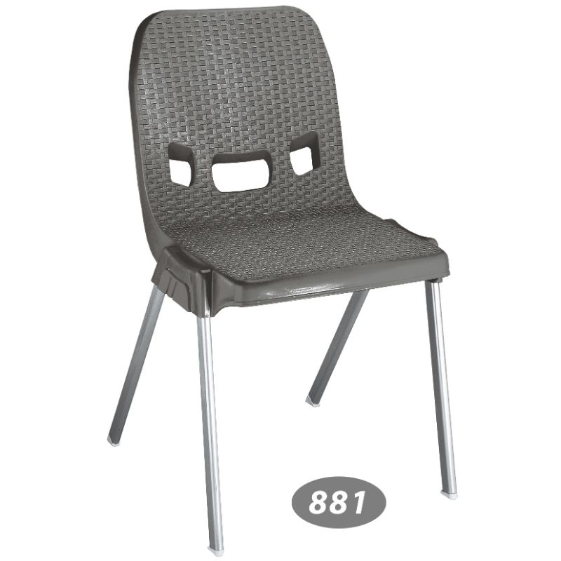 صندلی پایه فلزی حصیر بافت کد 881 — تصویر ۱۱