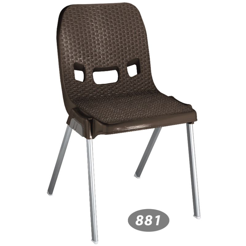 صندلی پایه فلزی حصیر بافت کد 881
