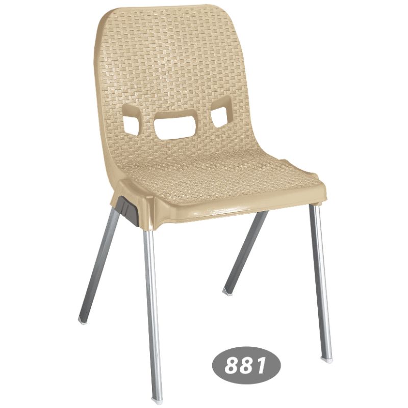 صندلی پایه فلزی حصیر بافت کد 881 — تصویر ۶