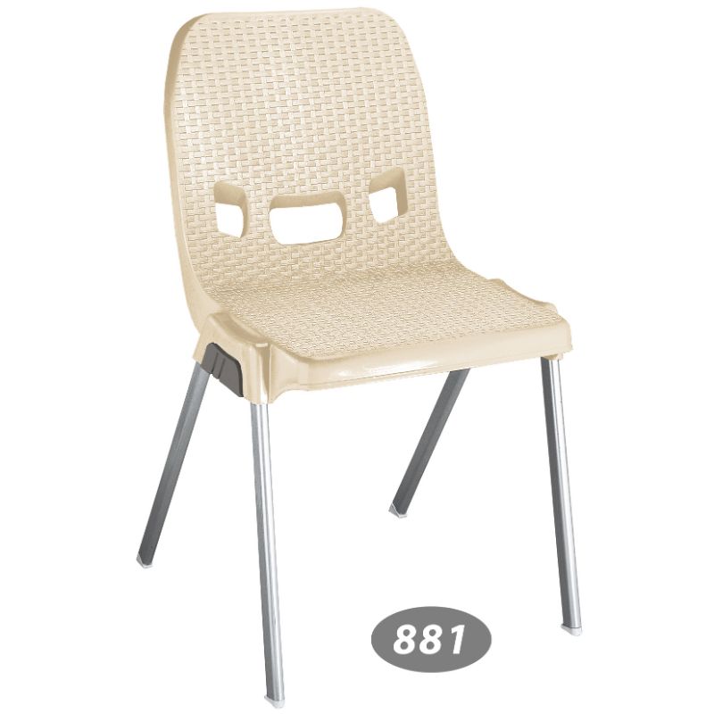 صندلی پایه فلزی حصیر بافت کد 881 — تصویر ۷