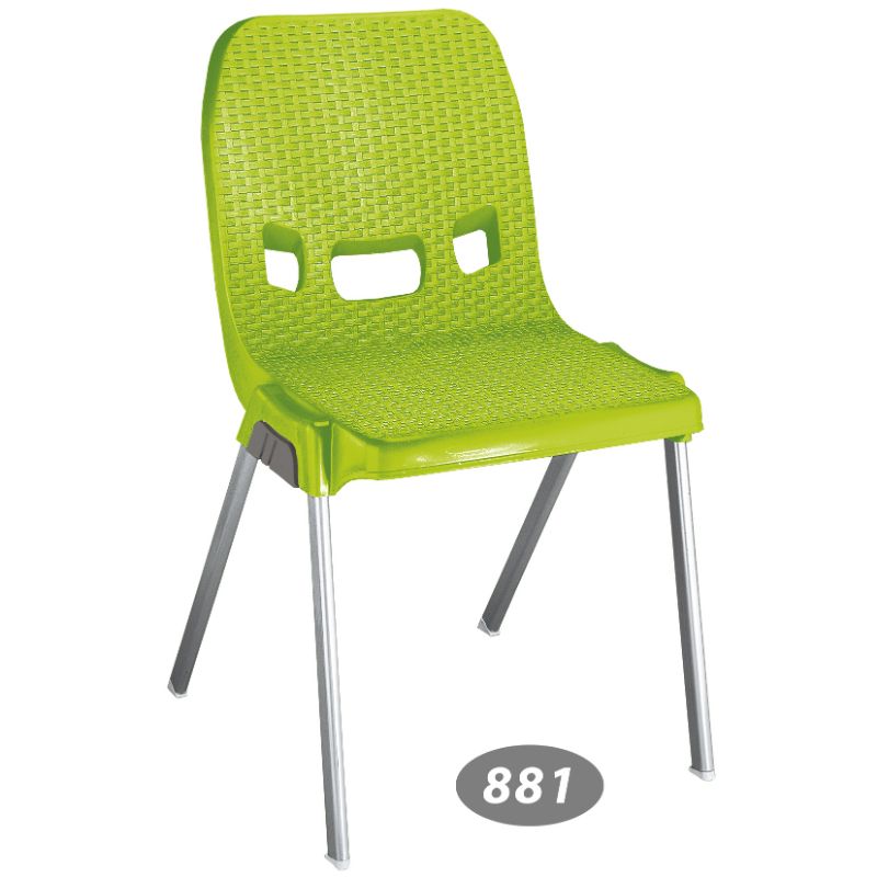 صندلی پایه فلزی حصیر بافت کد 881 — تصویر ۸