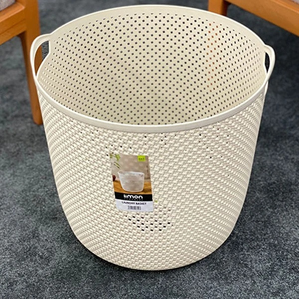 سبد رخت چرک لیمون مدل بافت کد HS2138 — تصویر ۴
