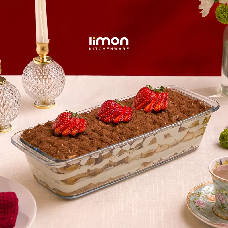 تابه پیرکس مستطیل لیمون کد 2234 — تصویر ۲