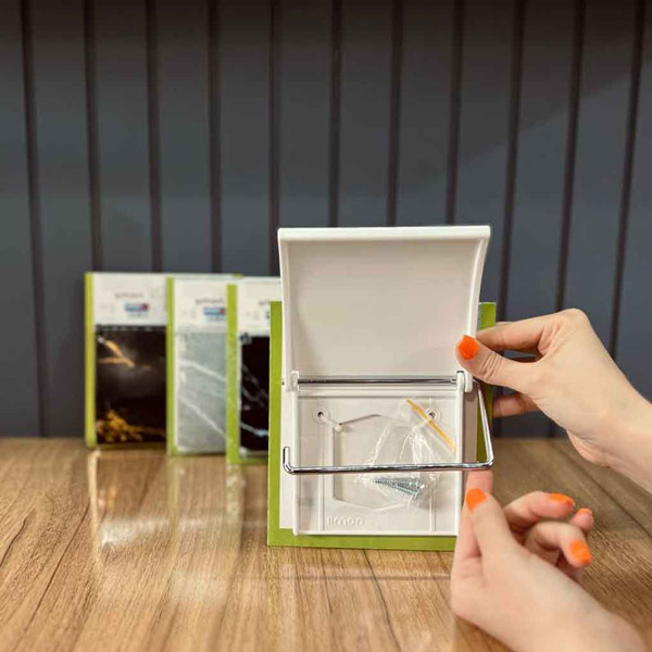 پایه رول دستمال کاغذی لیمون مدل ماربل کد DH11 — تصویر ۶