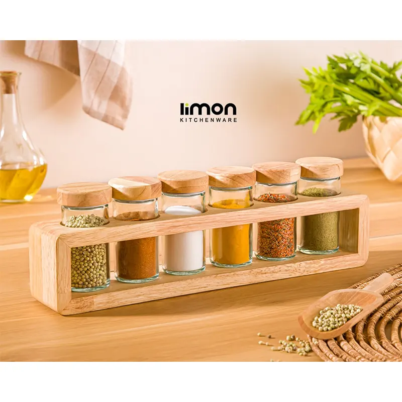 جاادویه 6 عددی چوبی لیمون کد 2306 — تصویر ۲