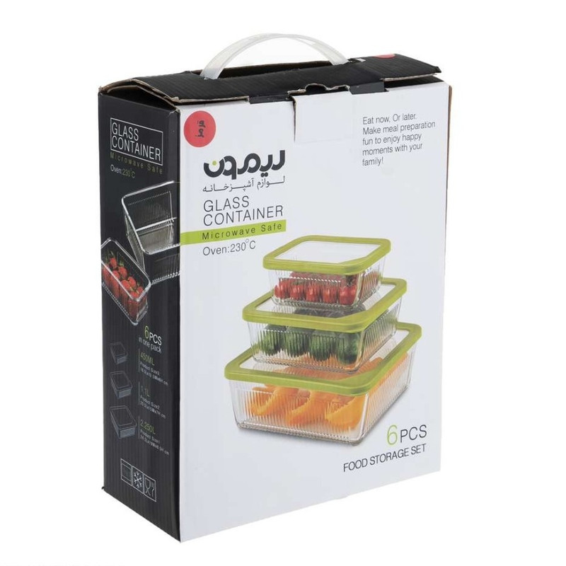 ظرف نگهدارنده لیمون مدل شیاردار کد HS2100 مجموعه 3 عددی — تصویر ۱۲