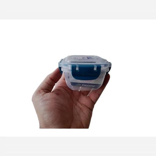 ظرف فریزری چهار قفل پیونی کد 701 ظرفیت 270ml — تصویر ۳
