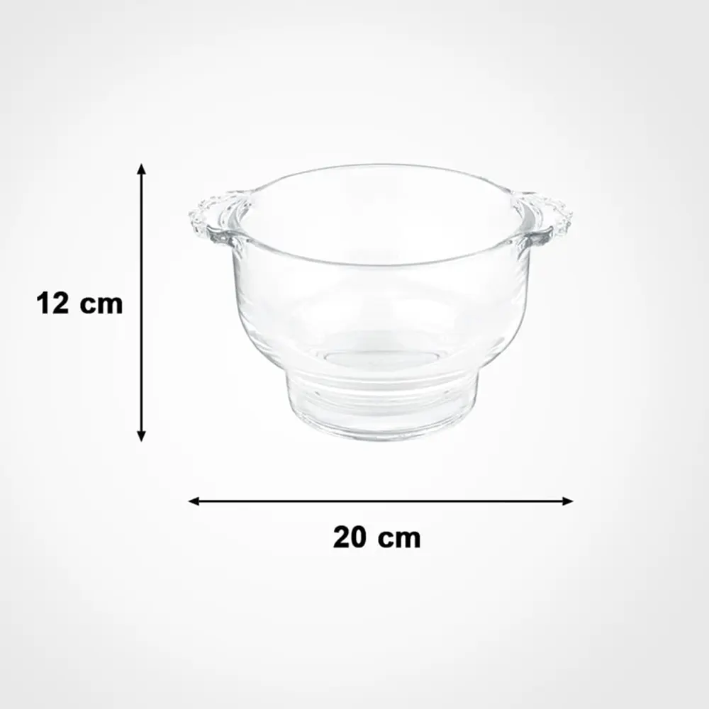 کاسه شیشه‌‌ای لیمون کد 2450 — تصویر ۳