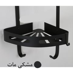 قفسه حمام تیبیکو مدل کنجی سه طبقه — تصویر ۲