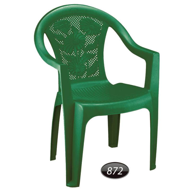 صندلی بزرگ دسته دار گلدار کد 872 — تصویر ۳