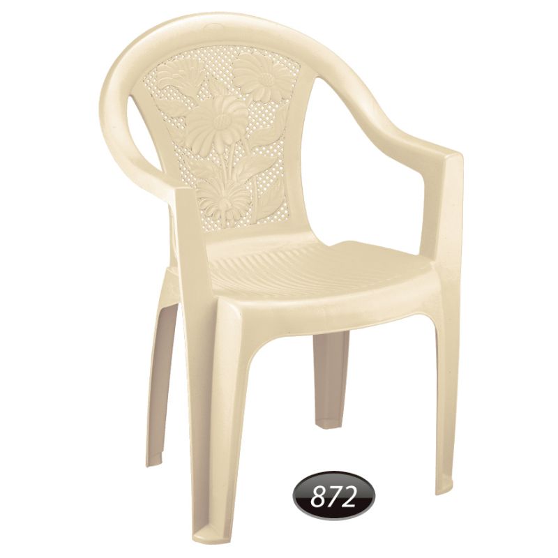 صندلی بزرگ دسته دار گلدار کد 872 — تصویر ۴