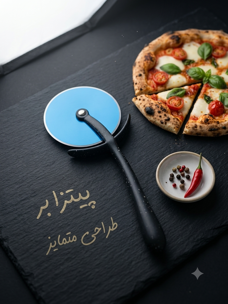 پیتزا بر شنگیا مدل خال خالی — تصویر ۳