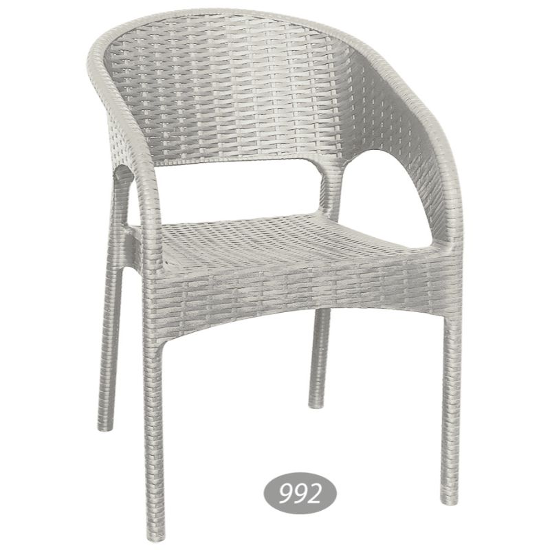 صندلی دسته دار حصیر بافت کد 992 — تصویر ۳