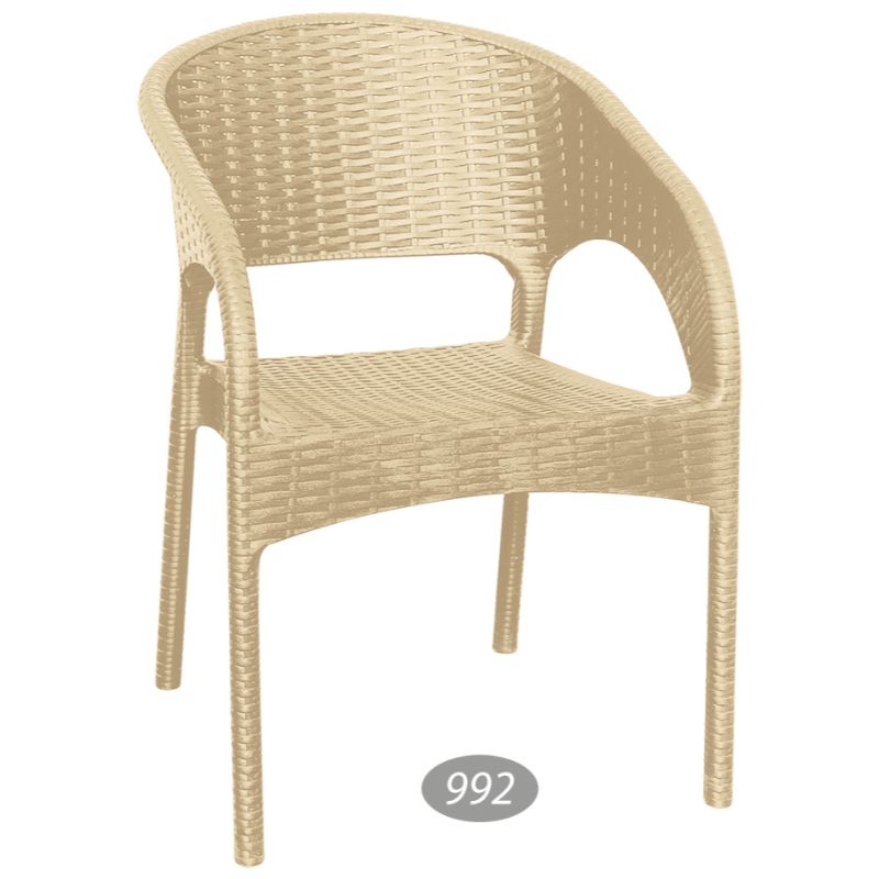 صندلی دسته دار حصیر بافت کد 992 — تصویر ۷