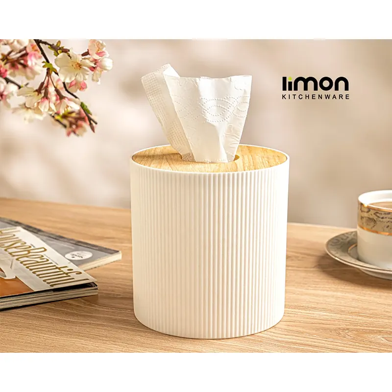 جا دستمال رویه چوبی لیمون کد 2370 — تصویر ۲