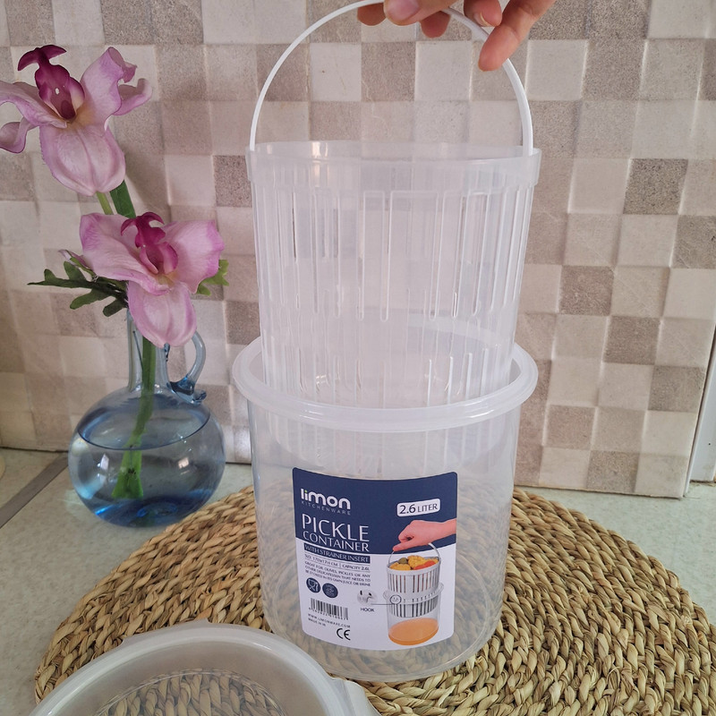 ظرف نگهدارنده لیمون مدل خیارشور و ترشی کد HS2428 — تصویر ۶